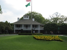 The front of the clubhouse